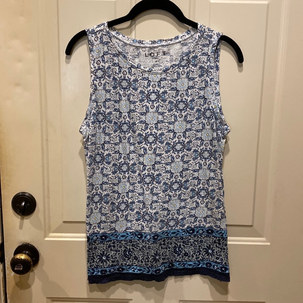 Loft knit tank top